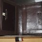 Trafalgar Cortina Brown Gusseted Business ID Card Case Bifold Wallet Holder