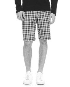 MICHAEL KORS PLAID CHECK BLACK AND WHITE SUMMER SHORTS PANTS 36