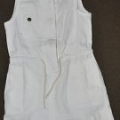 BURBERRY BABY GIRL NOVA CHECK LINEN BLEND SUMMER DELIGHT ZIPPER DRESS 5Y
