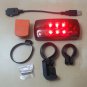 Bicycle Tail Light With Signals, Motion Sensing Break Light and Light Sensing Hazard Light