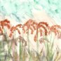 Coqueiros no mato - 7x5 Unframed watercolor