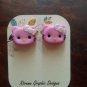 PINK HELLO KITTY EARRINGS
