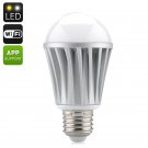 E27 7W RGBW Smart LED Bulb 550 Lumens Wi-Fi Control Epistar LED Free App For IOS + Android 120 Deg