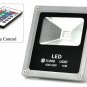 LED Flood Light - 10W, Waterproof, Outdoor Use, Multicolor, Remote Control