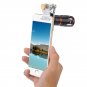 Universal 4-in-1 Cell Phone Lens Kit X10 Telescopic Lens, Fisheye Lens, Macro Lens, Wide Angle Lens