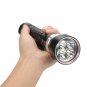 6000 Lumen Cree LED Diving Torch - 4 CREE XM-L U2 LEDs, IPX8, 100 Meter Waterproof, Aluminum Body
