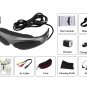 Portable Video Glasses - LCD Micro Display, 80 Inch Screen Viewing Experience, 1000mAh Battery