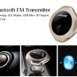Q7 Bluetooth FM Transmitter - CVC Technology, LED Display, 32GB Micro SD Support, 2.5Amp USB Out
