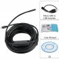 10 Meter Smartphone Endoscope - 6 Adjustable LED Lights, VGA 640x480 Resolutions, Ultra Thin 5.5mm