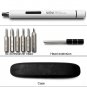Wowtation Wowstick 1F Cordless Screwdriver - 100RPM, 1/8 Inch Hex, 6 Different Heads, Carry Case