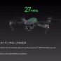 DJI Mavic Pro Camera Drone - GPS/GLONASS, 4 Mile Range, 4K Camera, 27Min Flight Time, 65Kmh, FPV