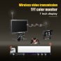 Rearview Parking Camera - 7-Inch, 2.4G Wireless Connection, Nightvision, Waterproof, 120-Degree Lens