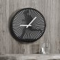 Animated Zoetrope Wall Clock - 12 Inch Face, Running Man Animation, Quartz Movement, Ultra Quiet