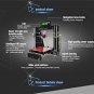 Geeetech Acrylic I3 Pro B DIY 3D Printer Supports 5 Filaments, Large Printing Volume, High Precision