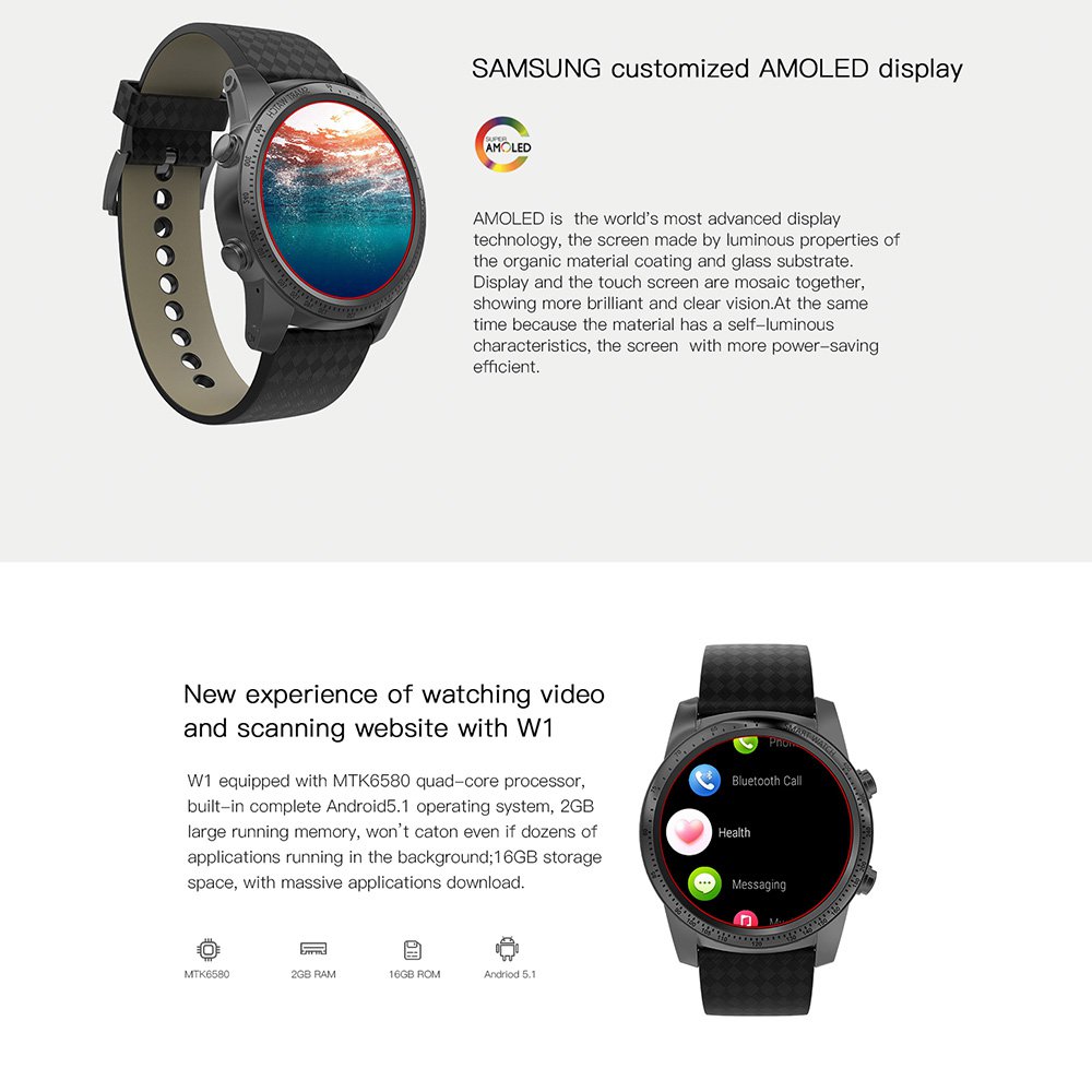 allcall w1 android smart watch