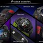 No.1 F5 Bluetooth Watch - Pedometer, Sleep, Heart Rate, Barometer, Thermometer, Altimeter, IP67, APP