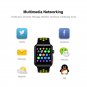 DM09 Plus Smart Watch Phone 1 IMEI, Pedometer, Calls, SMS, Social Media Notifications, Bluetooth 4.0