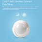 WiFi PIR Motion Detector - Miniature Design, 45m WiFi Range, Day and Night Protection, App Support