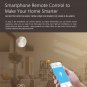 WiFi PIR Motion Detector - Miniature Design, 45m WiFi Range, Day and Night Protection, App Support
