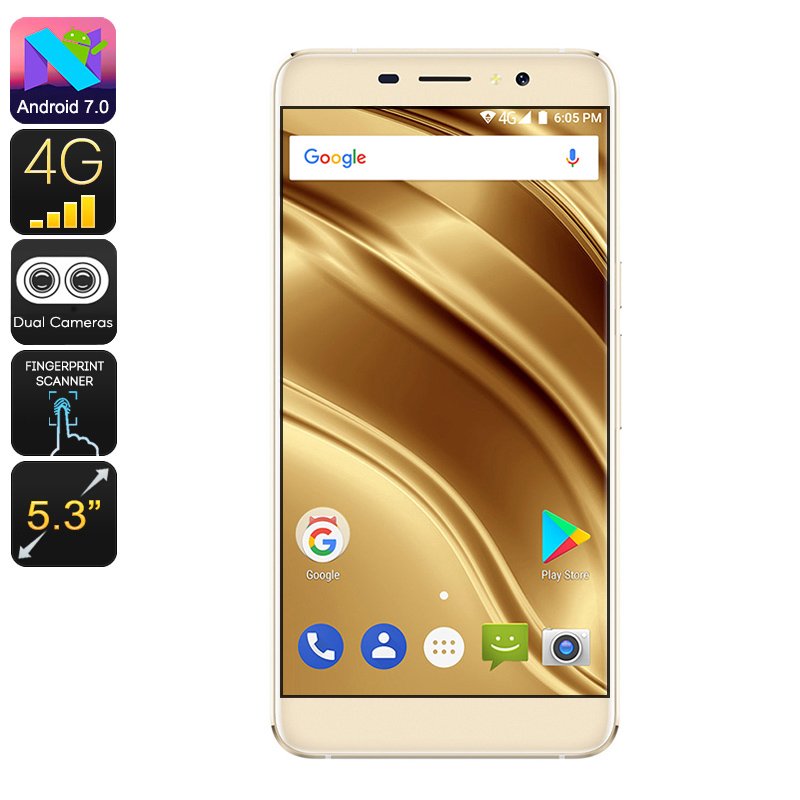 Ulefone S8 Pro Smartphone - Android 7.0, Dual-IMEI, 4G, MTK6737, 2GB RAM, HD Display, 13MP Cam
