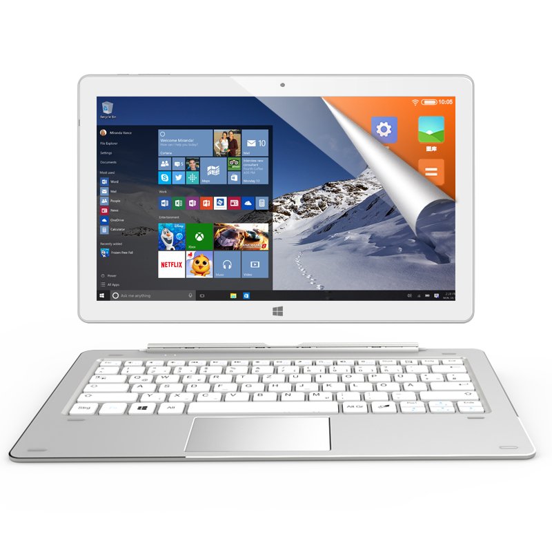 ALLDOCUBE iwork10 Pro 10.1" IPS Screen Intel Atom X5 Z8350 Win10 Android 5.1 Dual Boot Quad Core
