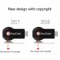 Anycast M100 2.4G 5.0G Dual Band 4K Wireless Display Dongle TV Stick for Airplay Miracast DLNA