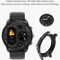 Sport Smart Watch Stainless Steel Fitness Activity Tracker IP68 Waterproof Smartwatch Black