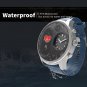 Sport Smart Watch Stainless Steel Fitness Activity Tracker IP68 Waterproof Smartwatch Black