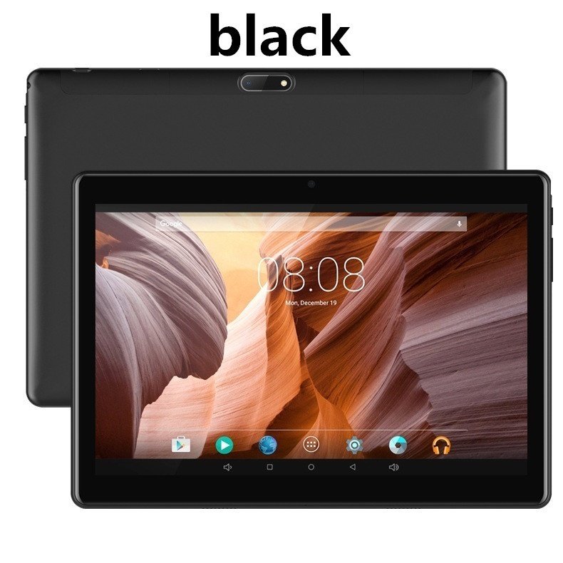 S10 10.1 Inch 2.5D Screen 4G-LTE Tablet PC Android 8.0 8+128GB Dual SIM Tablet PC Black