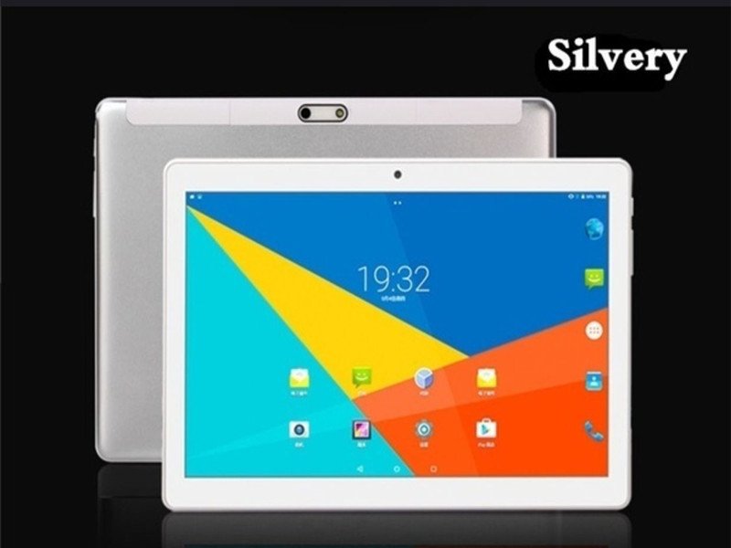 S10 10.1 Inch 2.5D Screen 4G-LTE Tablet PC Android 8.0 8+128GB Dual SIM Tablet PC Silver