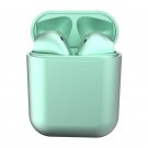 i12 TWS Bluetooth 5.0 Headset Wireless Headphone Earbuds Earphones for Phone Green