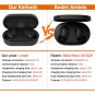 TWS Airdots Headset Bluetooth 5.0 Earphone Stereo Earbuds white.