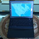 Bonded Leather Case & Wireless Bluetooth Keyboard for iPad3, iPad2, iPad, iPhone