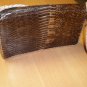 Genuine African Snakeskin Clutch Purse Handbag