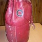 Genuine African Tribal Leather Drawstring Bucket Shoulder Handbag