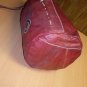 Genuine African Tribal Leather Drawstring Bucket Shoulder Handbag