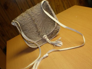 Genuine African Goat Hide & Hair Purse Handbag
