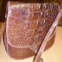 Genuine African Crocodile Tribal Purse Handbag