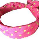 Structured Retro Polka Dot Headband