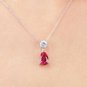 Alexia's Pear Drop Ruby Necklace