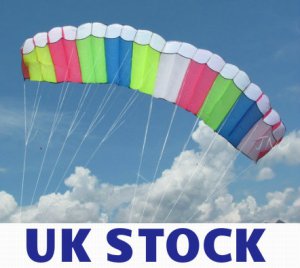 UK STOCK - SKYWALKER DUAL-LINE CONTROL PARAFOIL PARACHUTE POWER STUNT SPORT KITE
