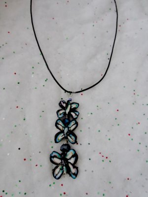 ''Butterflies row'' Necklace