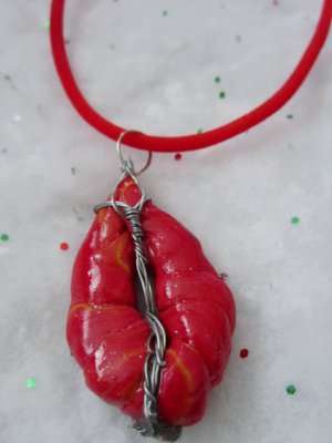 ''Sealed Lips'' Pendant