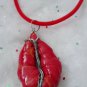 ''Sealed Lips'' Pendant