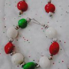 Set of Earrings and Bracelet