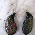 ''Black and Earth" Earring Set