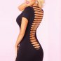 Black Seamless Mini Dress