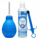 Enema Bulb and Lube Launcher Kit