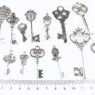 42 piece key charms mix