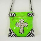 Zebra Print Cross Body Handbag